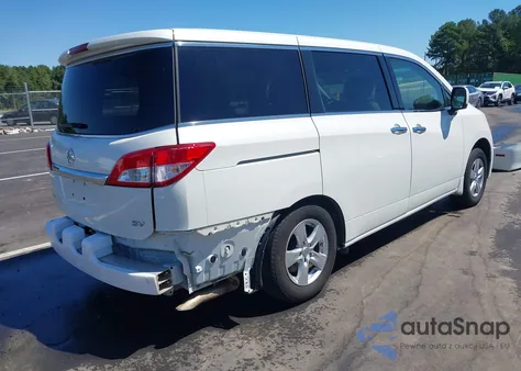 2015 Nissan Quest Sv из США, поврежденный, VIN JN8AE2KP4F9127399